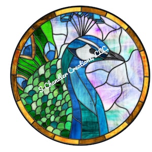 Faux Stained Glass Peacock Wreath Sign,Peacock Wreath SignMetal Wreath Sign,Signs for Wreath,Door Decor,Wreath Signs,Metal Wreath Sign