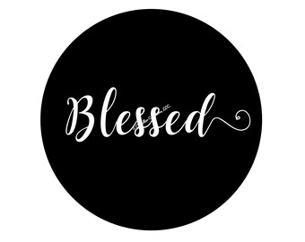 Blessed Wreath Sign,Wreath Sign,Religious Wreath sign,Metal Wreath Sign,Round Wreath Sign, Signs for Wreaths