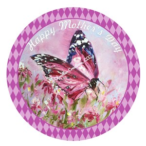 Happy Mothers Day Wreath Sign,Mother's Day,Mothers Day Gift, Wreath Sign, Signs for Wreaths, Metal Wreath Sign