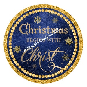 Christmas Begins with Christ Wreath Sign,Christmas Wreath Sign,Wreath Signs,Wreath Sign,Metal Wreath Sign,Round Wreath Sign