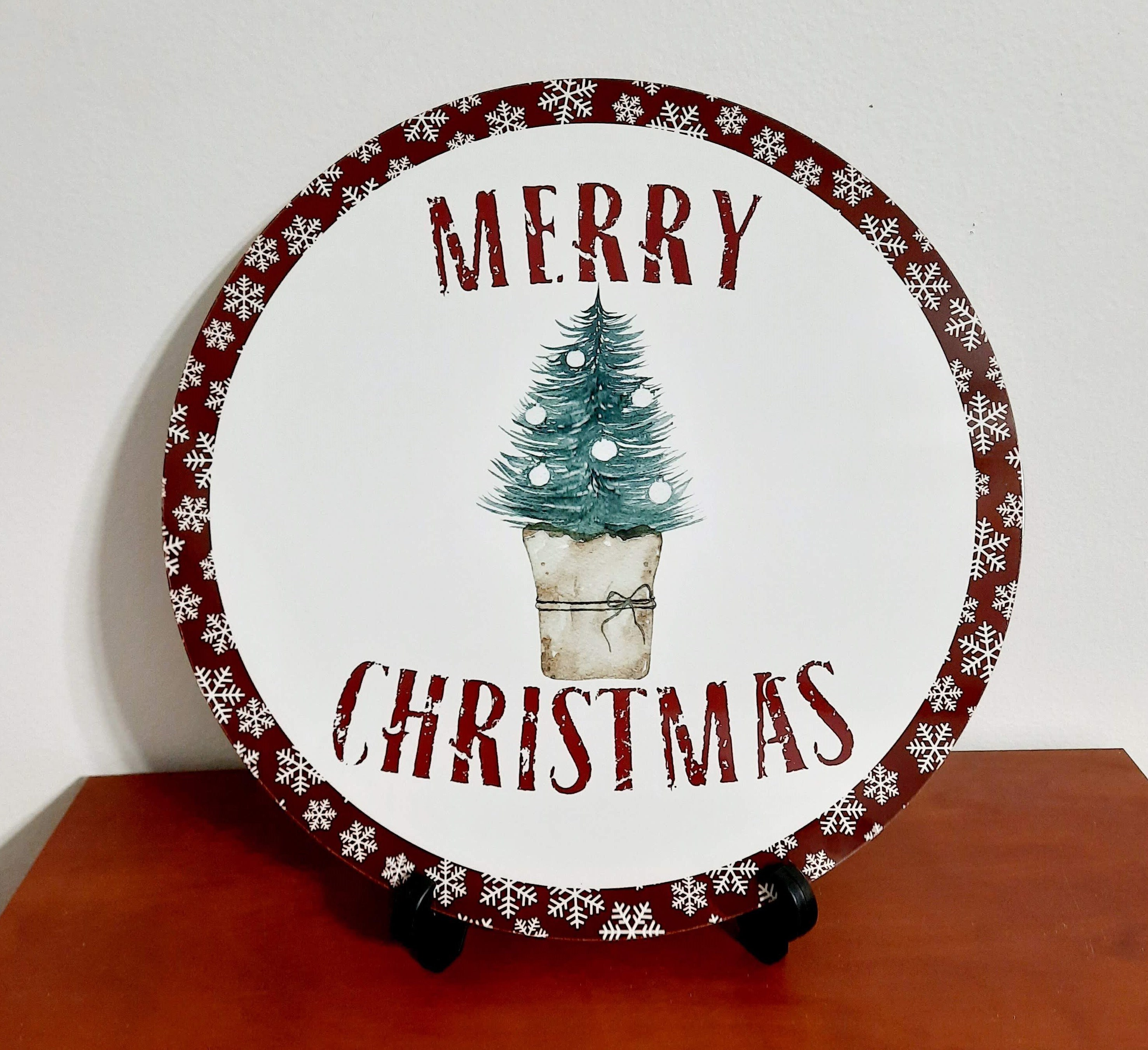 Merry Christmas Wreath SignChristmas Wreath SignWreath | Etsy