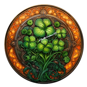 St Patricks Day Wreath Sign,Happy St Patricks Days, 4 leaf clover, Wreath Sign,Metal Wreath Sign,Round Wreath Sign,Signs for Wreaths