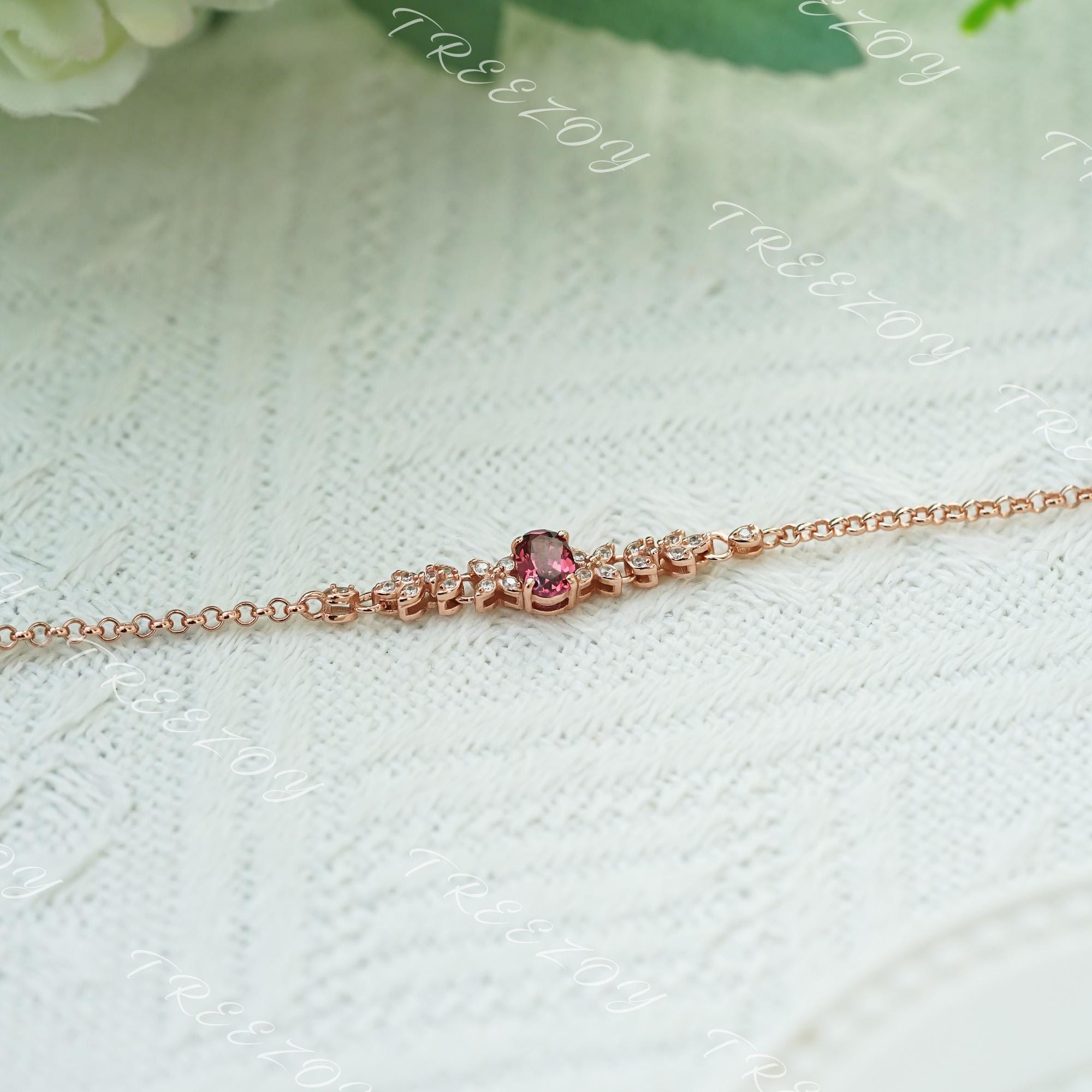 Bracciale In Argento Con Rodolite-4109CW | Gioielli - Foto 7