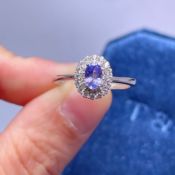 Anello tanzanite naturale sale