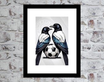 The Magpies – Digital Art Print