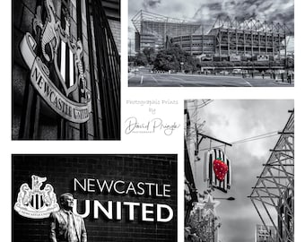 Set of 4 Photographic Prints – Newcastle United