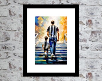 Newcastle Supporters – Digital Art Print