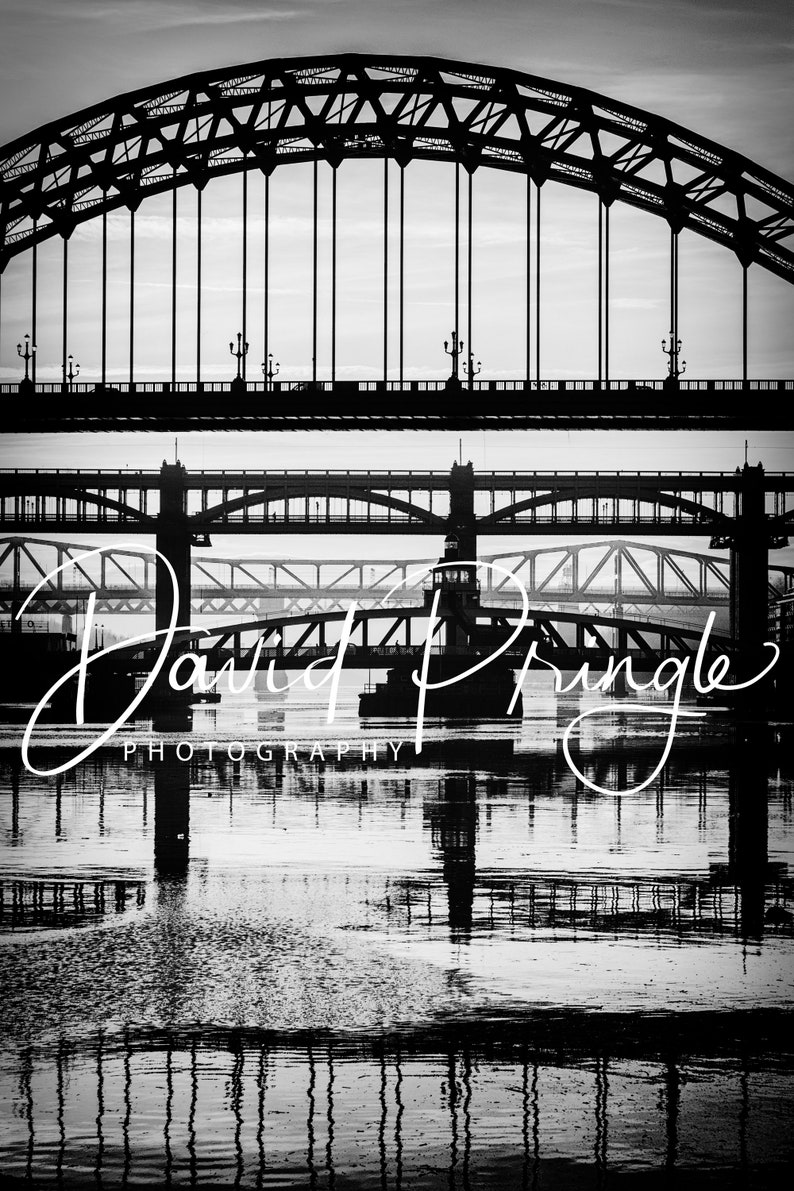 Quayside Bridges, Newcastle upon Tyne Photographic Print image 2