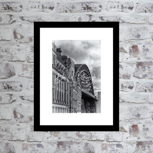 Newcastle Upon Tyne Newcastle the Tyne Bridge Art Print Etsy UK