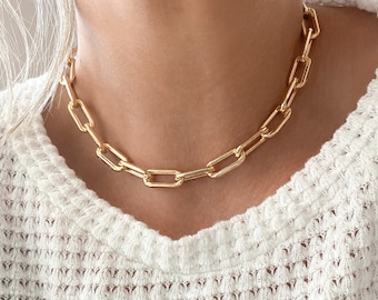 Gold Link Necklace 