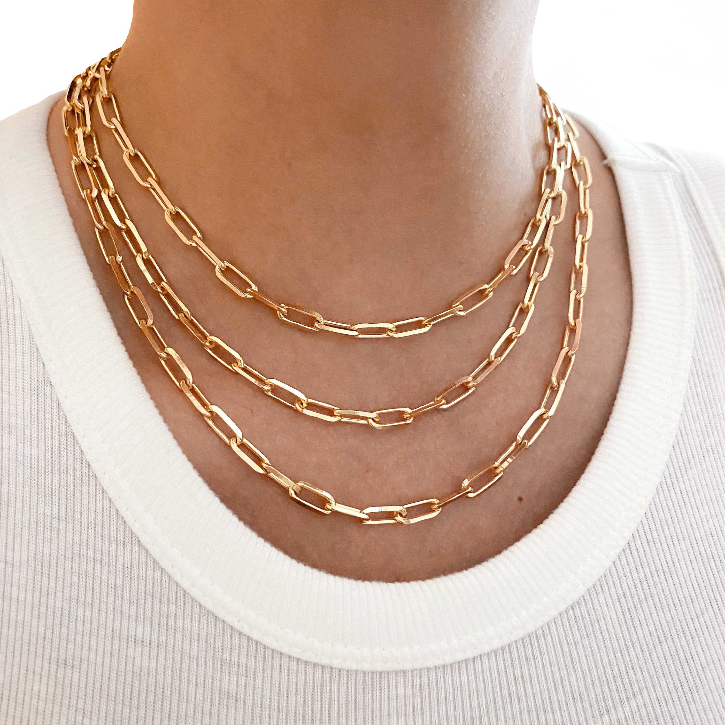 14K Gold Necklace Spacer Multi Necklace Separator, Multi Layer Clasp,  Untangle Layering Necklace, Multi Necklace Spacer, Layered Necklace 