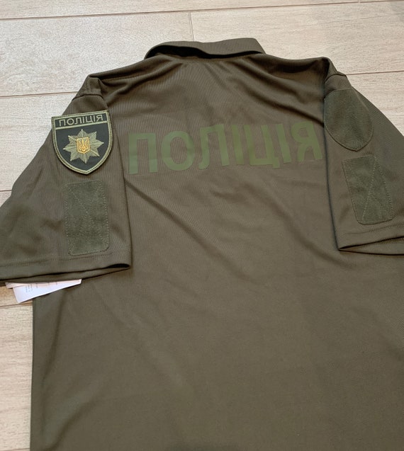 Original Military POLICE Ukrainian polo shirt, T-… - image 4