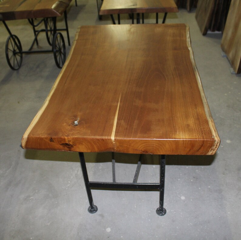 Mulberry tree cafe tableHandmade wood tablenatural wood image 2