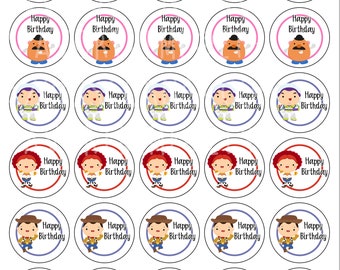 Toy Story Thank You Stickers Etsy