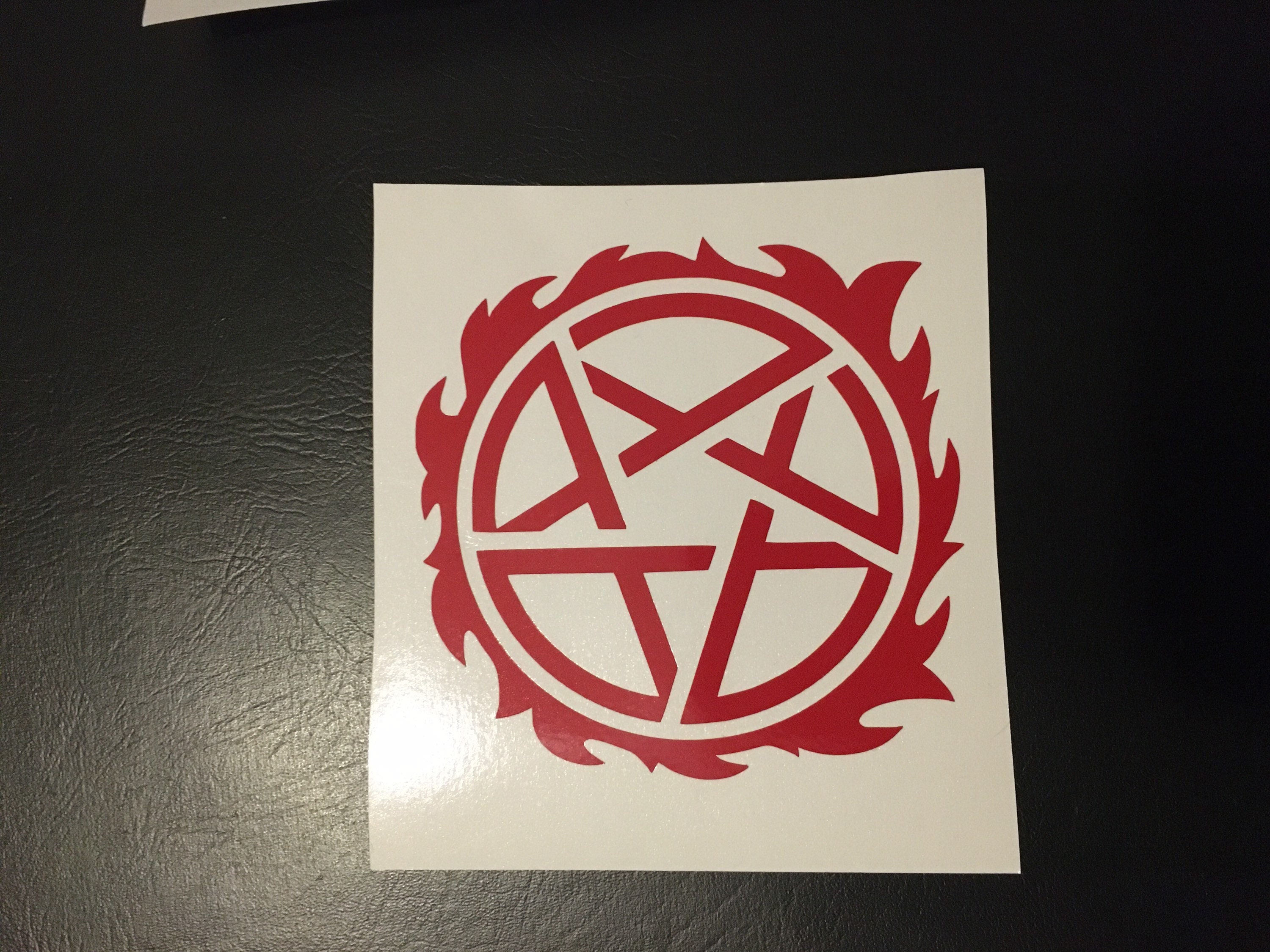 Supernatural Anti Possession Sigil Symbol Precision Cut Vinyl Decal Choose Color Supernatural Anti Possession Sigil Symbol Precision Cut Vinyl Decal Choose Color