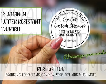 Custom Vinyl Stickers, Die Cut Stickers, Custom Bulk Stickers, We Print any Sticker! You Design, We Print!