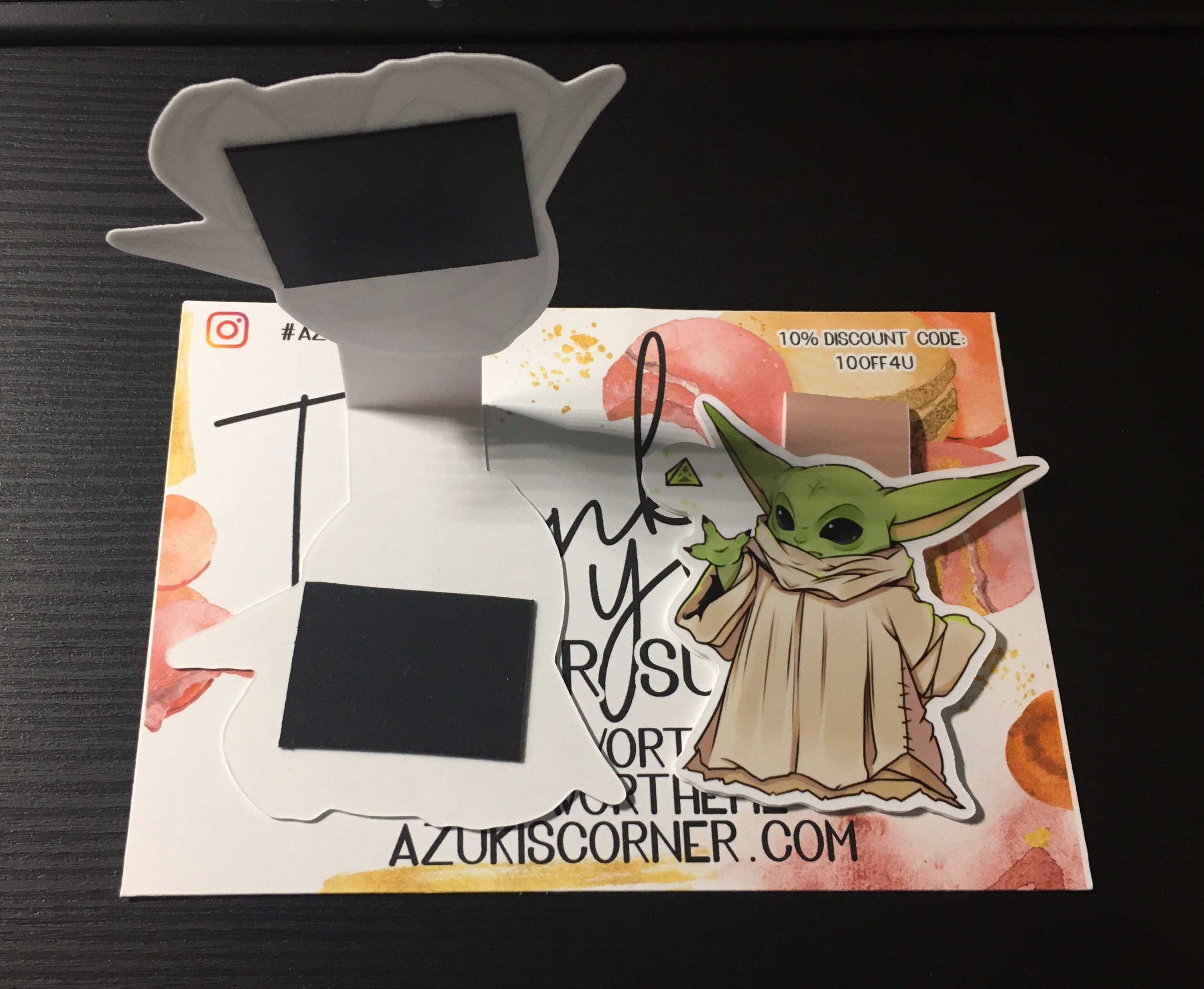 Baby Yoda Grogu Bookmarks Cute Etsy