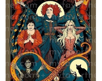 Horror Sticker, Halloween Sticker, Witch Sticker