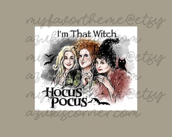 Horror Sticker, Halloween Sticker, Witch Sticker v3