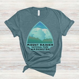 Mount Rainier National Park Shirt | Mount Rainier Shirt | Mount Rainier National Park Washington Tee | Mount Rainier National Park Tee