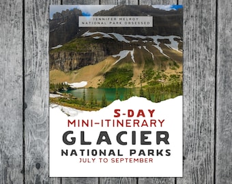 5-Tages-Canvas-Reiseplan für den National-Park / 5-Tages-Reiseplan für den National-Park
