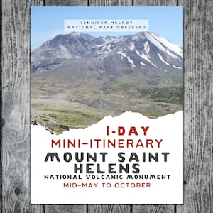 1-Day Mount Saint Helens National Volcanic Monument Itinerary / Washington National Volcanic Monument  Itinerary Mount St. Helens Itinerary