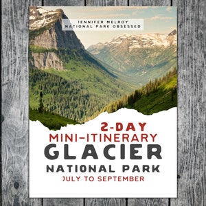 2-Day Glacier National Park Itinerary /  Montana National Park Itinerary / Glacier Itinerary / Montana Travel Itinerary