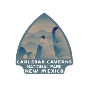 Carlsbad Caverns National Park Sticker | Carlsbad Caverns Sticker | Carlsbad Caverns National Park Vinyl Sticker | US National Park Decal