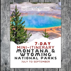 7-Tage Montana und Wyoming National Parks Reisepass / 7-Tage Berg-, Grand-Teton- und Yellowstone-Nationalparks-Reiseziel