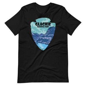 Glacier National Park Shirt, Montana National Park Shirt, Shirt for Camping and Hiking, National Park Gift
