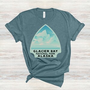 Glacier Bay National Park Shirt | Glacier Bay Shirt | Glacier Bay National Park Alaska  Tee | Glacier Bay National Park Tee
