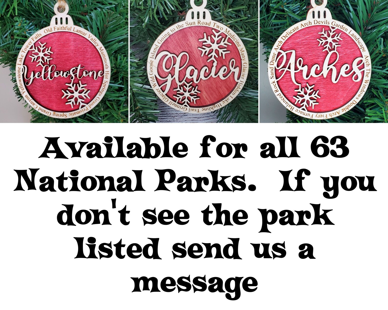 Everglades National Park Christmas Ornaments / Florida Wooden - Etsy