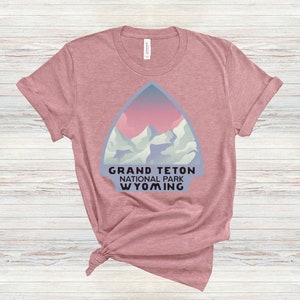 Grand Teton Nationalpark Shirt | Grand Teton Shirt | Grand Teton National Park Wyoming T-Shirt | Grand Teton Nationalpark Tee