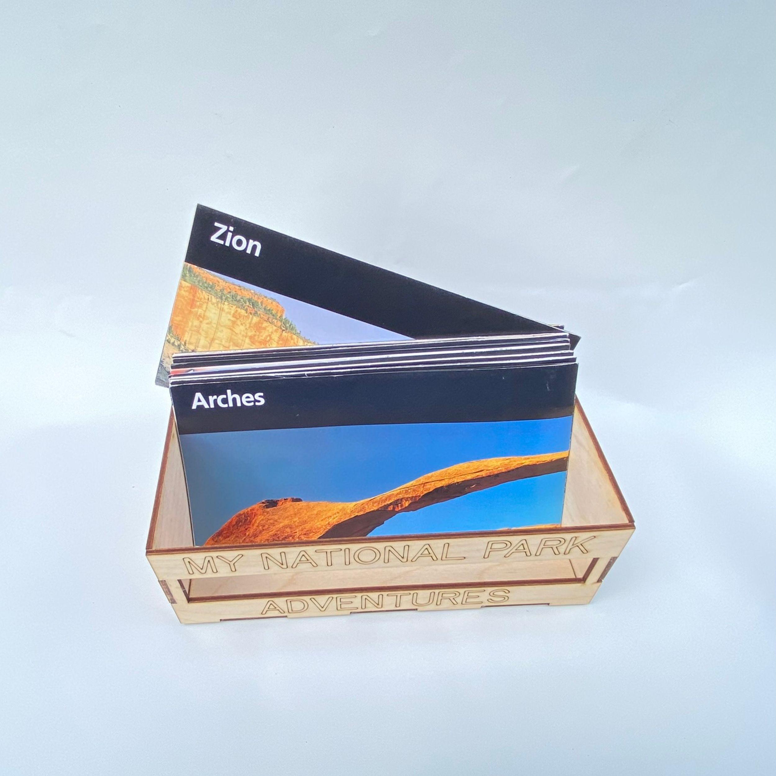 National Park Map Display Crate | National Park Map Box | National Park ...