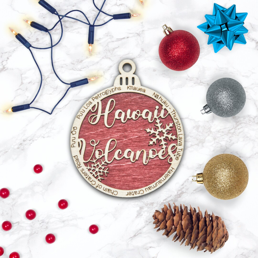 Hawaii Volcanoes National Park Christmas Ornament Hawaii Etsy