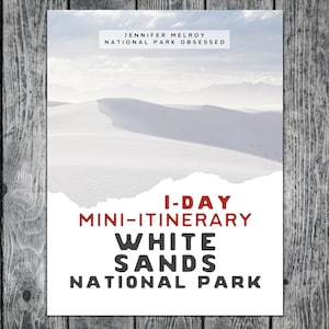 1-Day White Sands National Park Itinerary /  New Mexico National Park Itinerary / White Sands Itinerary / New Mexico Travel Itinerary