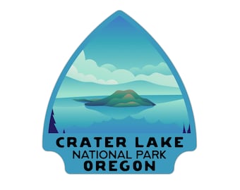 Crater Lake National Park Sticker | Crater Lake Sticker | Crater Lake National Park Vinyl Sticker | US National Park Decal