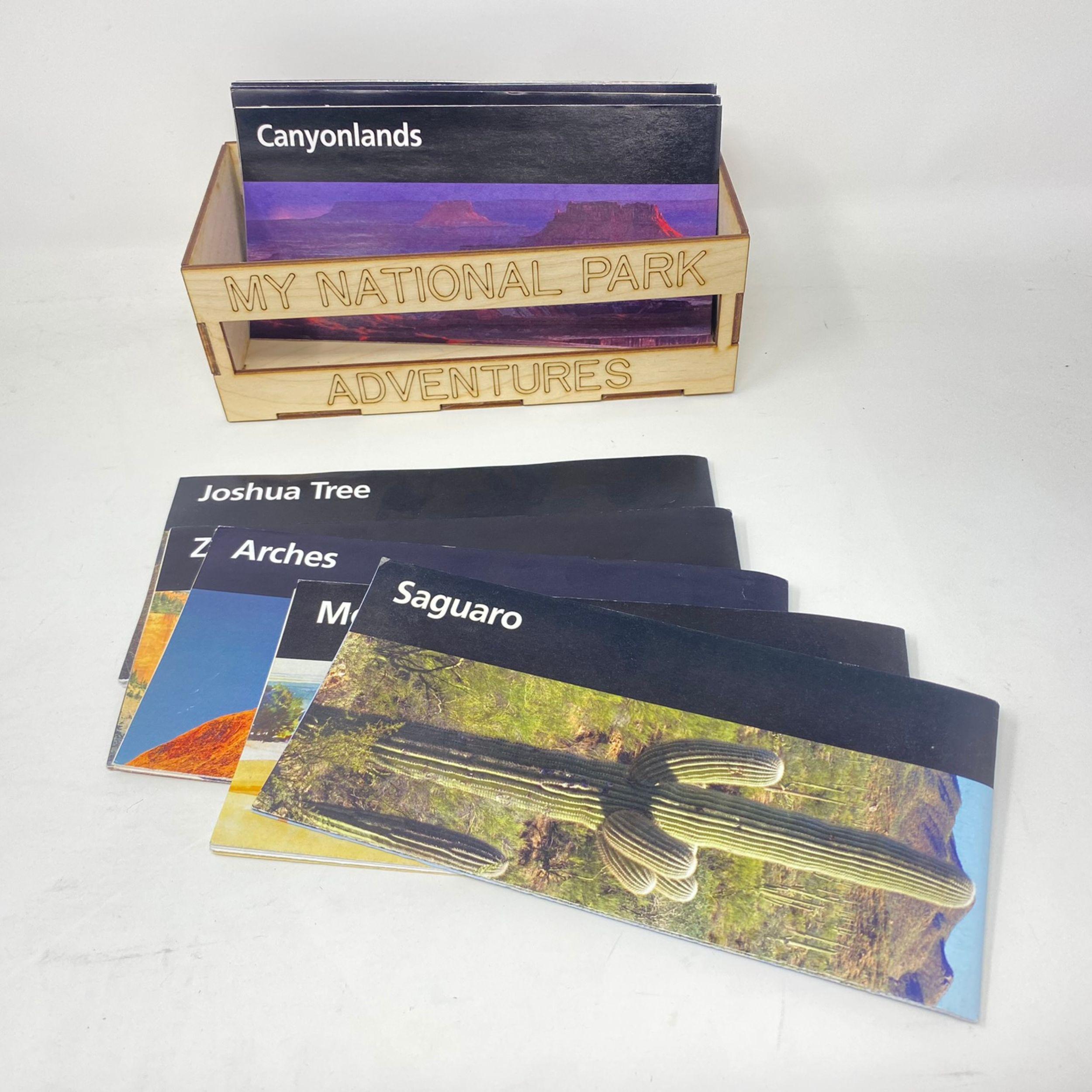 National Park Map Display Crate | National Park Map Box | National Park ...