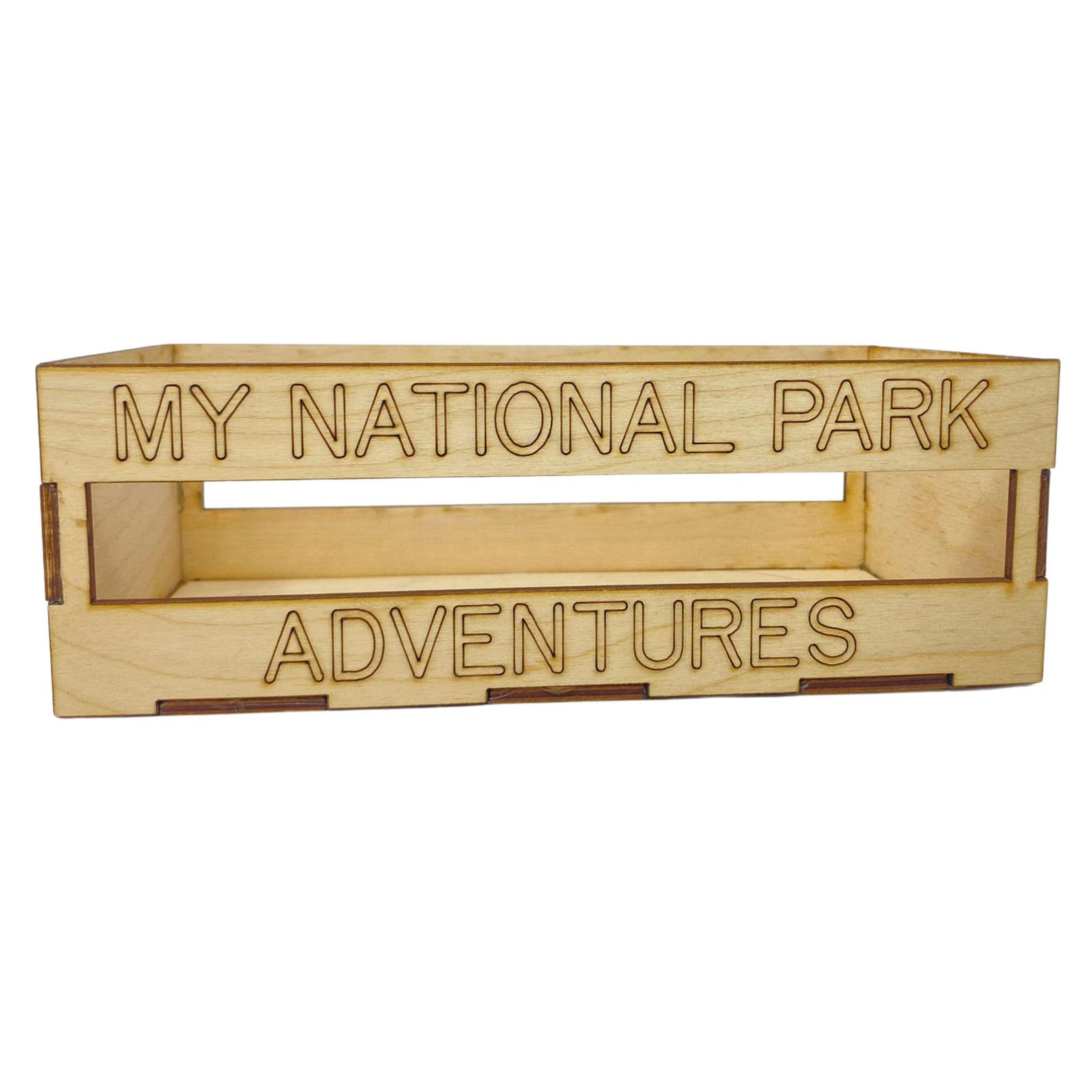 National Park Map Display Crate | National Park Map Box | National Park ...