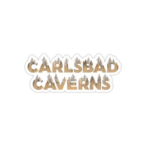 Carlsbad Caverns National Park Sticker | Carlsbad Caverns Sticker | Carlsbad Caverns National Park Vinyl Sticker | US National Park Decal