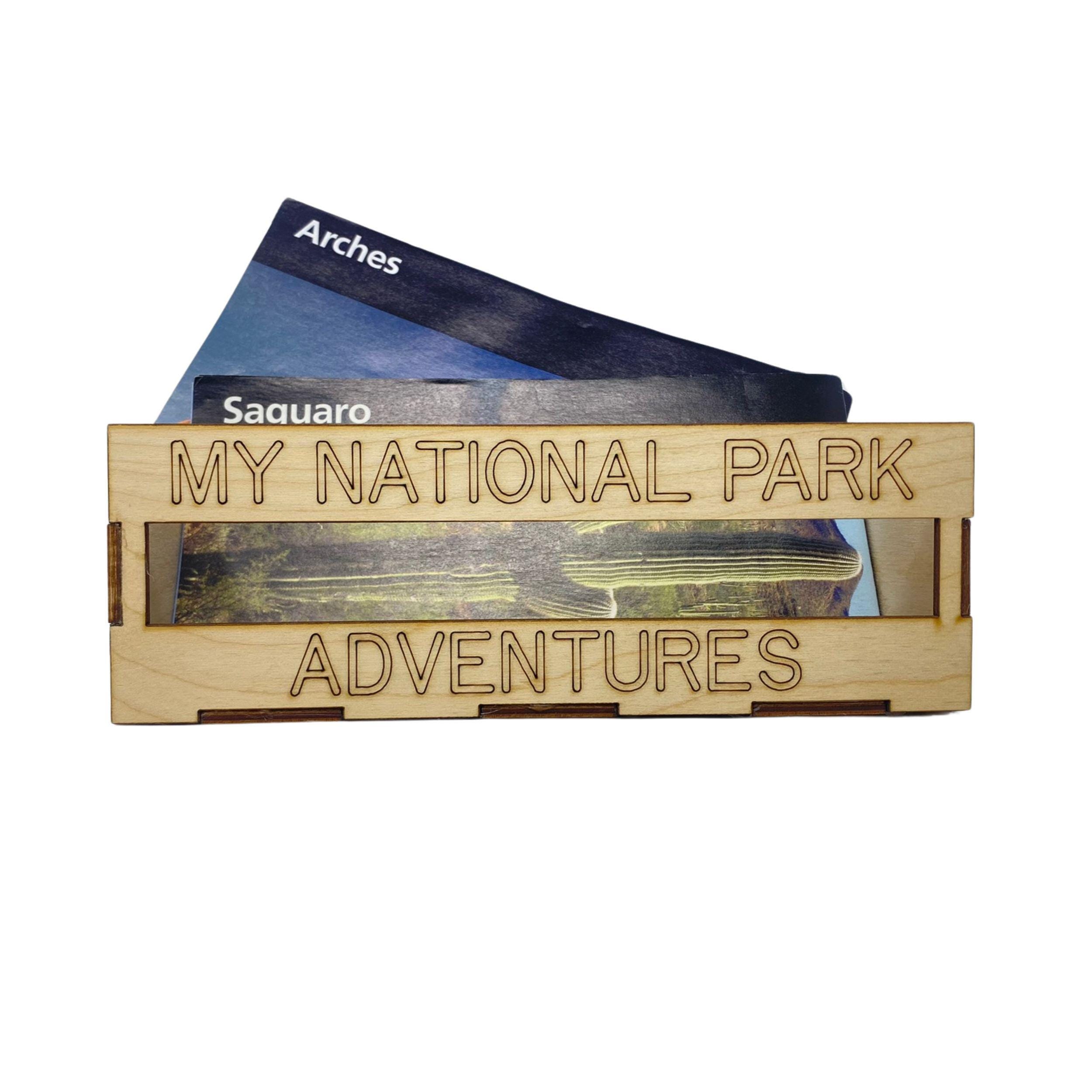 National Park Map Display Crate | National Park Map Box | National Park ...