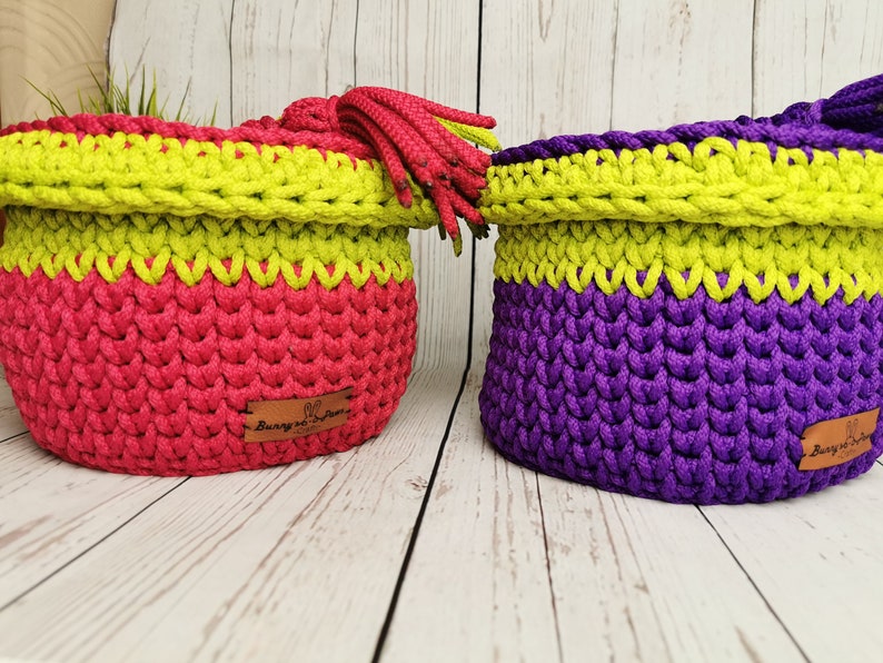 Storage Basket Organiser Storage Basket With Lid Home Etsy