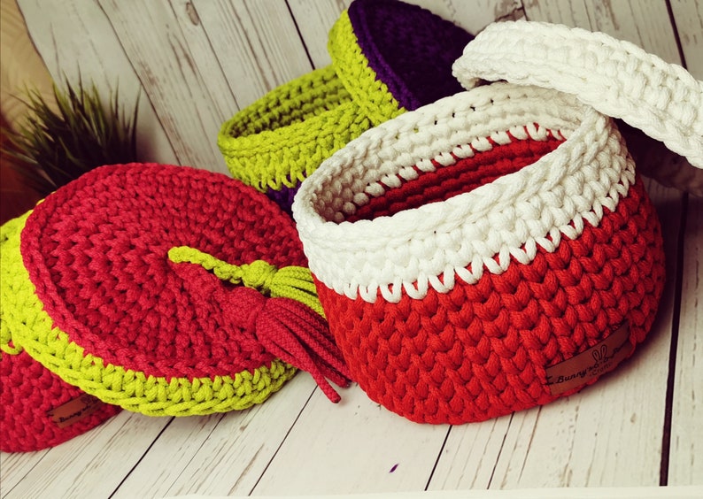 Storage Basket Organiser Storage Basket With Lid Home Etsy