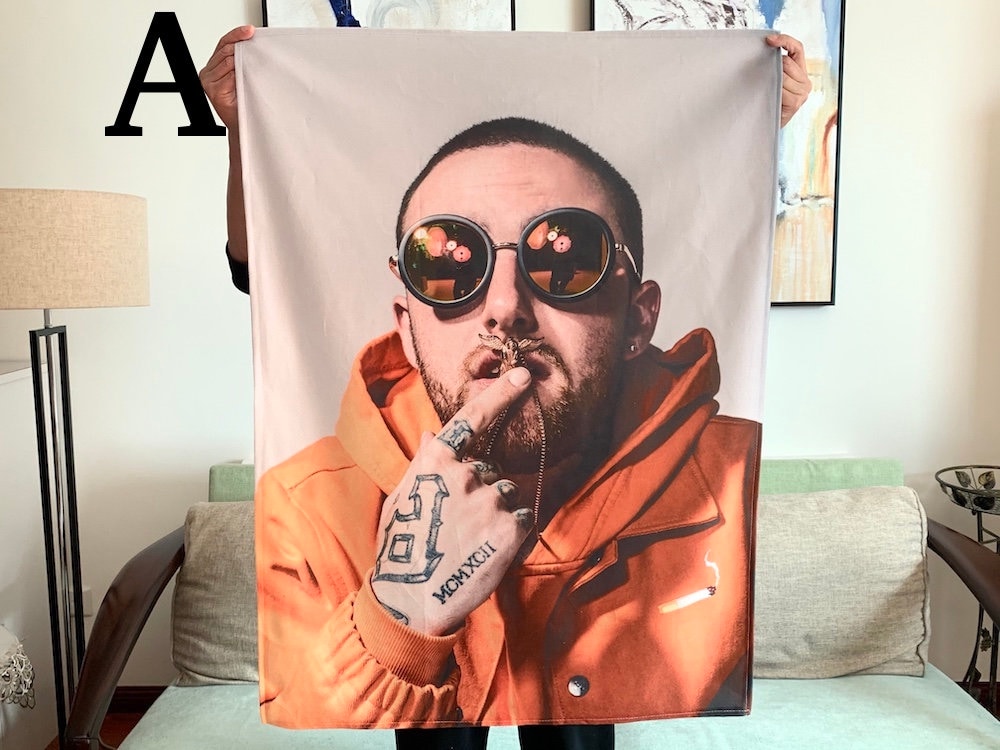 Mac Miller Tapestry Wall Decor RARE Mac Miller 