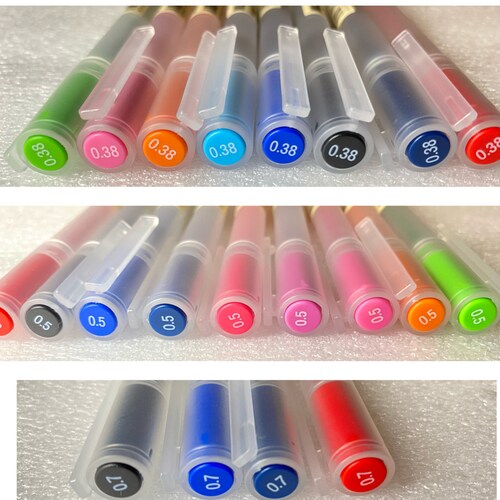 Discontinued MUJI 0.38 0.5 0.7 Gel Pen Etsy Canada
