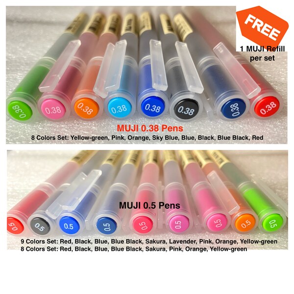 Muji gel pens discontinued Clearance