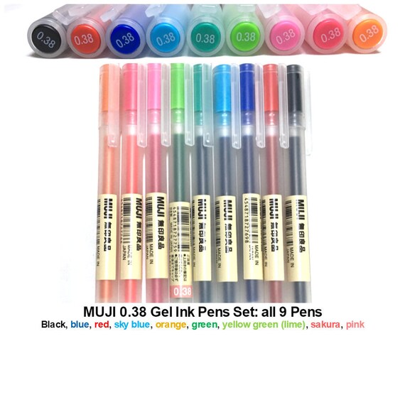 Discontinued: MUJI 0.38, 0.5, 0.7 Gel Pen -  Finland