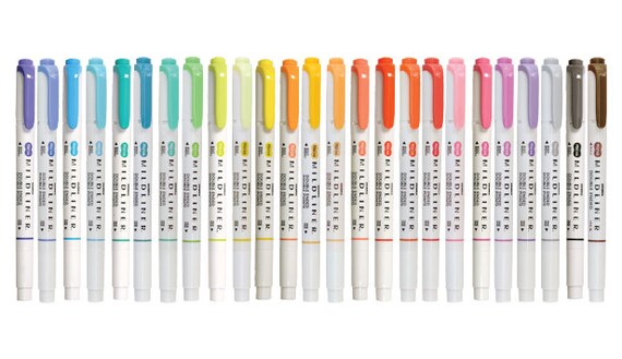 Choose Your Mildliner Highlighter Etsy Norway