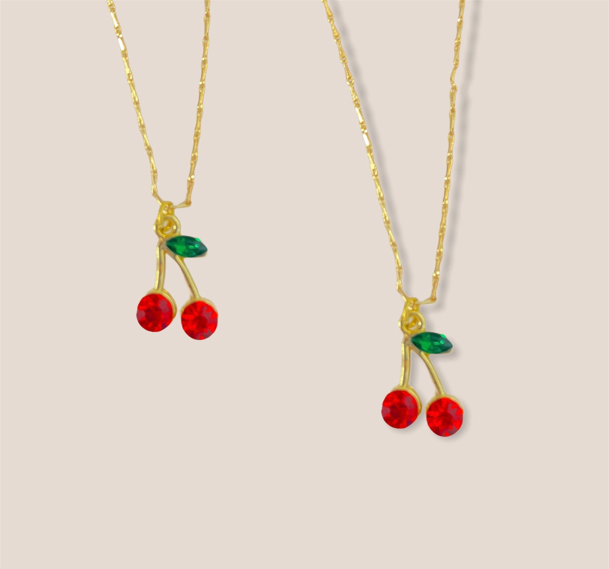 Cherry Bomb Necklace Etsy