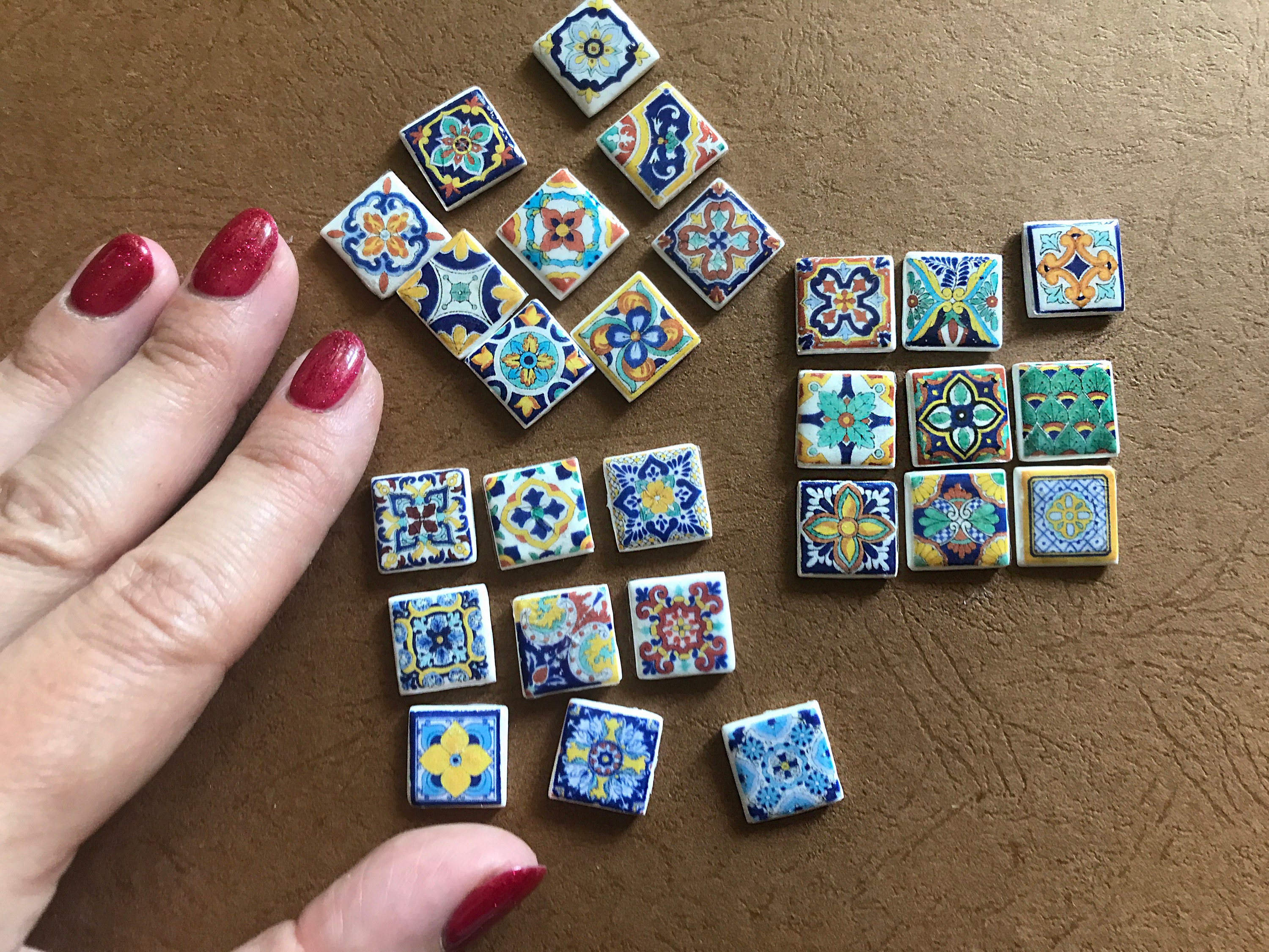 Dollhouse Miniature tiles Dollhouse wall decor Dollhouse floor Etsy